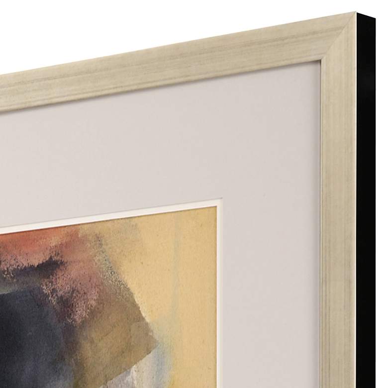 Image 4 What the Heron Sees 48"H Rectangular Giclee Framed Wall Art more views