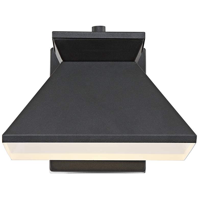 Image 3 Whatley 6 1/4 inch High Black Finish Modern Downlight Wall Sconce more views