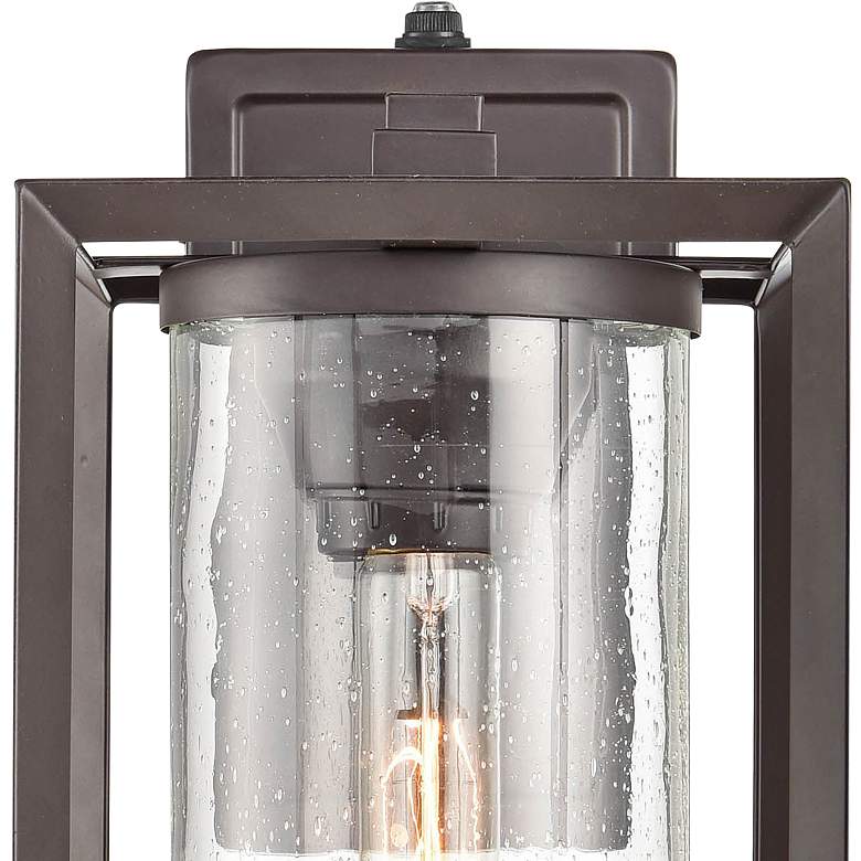 Image 2 Wheatland 13" High Bronze Dusk-to-Dawn Outdoor Wall Light more views