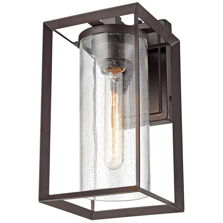 Image 6 Wheatland 13" High Bronze Dusk-to-Dawn Outdoor Wall Light more views