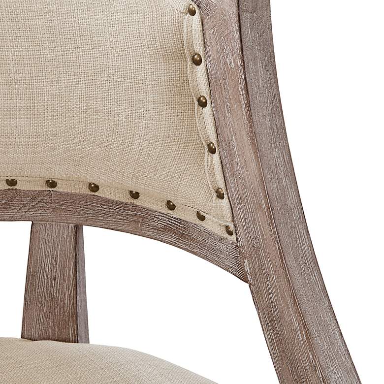 Image 3 Wheatley 26 1/2" Natural Fabric Counter Stool more views