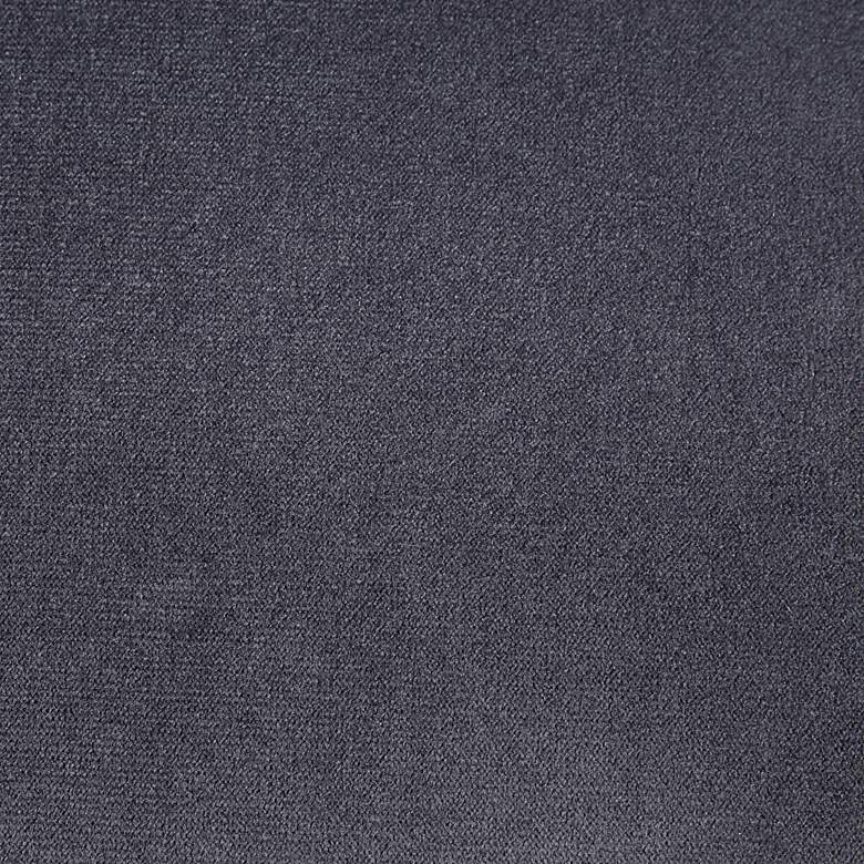 Image 5 Wheaton 25" Gray Velvet Mink Fabric Counter Stool more views