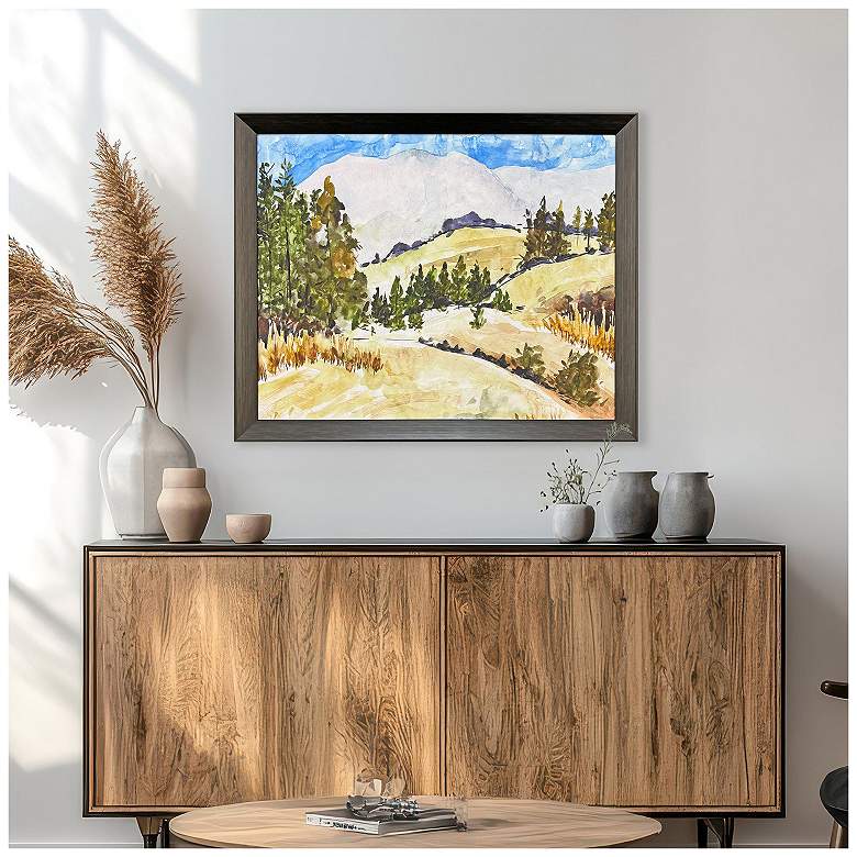 Image 5 Where Autumn Breathes II 44"W x 36"H Framed Art more views