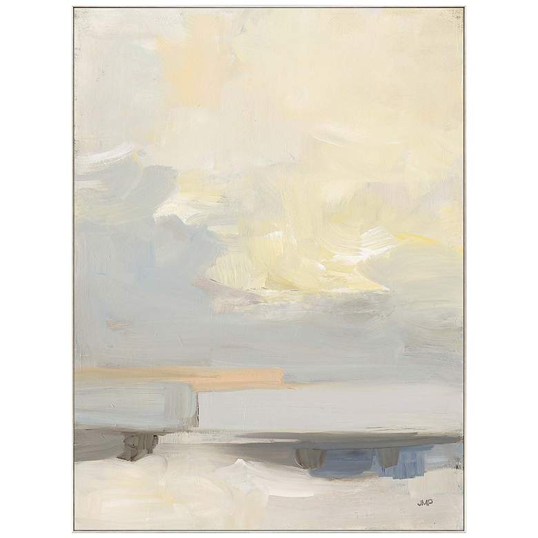 Image 1 Where Land Meets Sky 49"H Giclee Dimensional Framed Wall Art