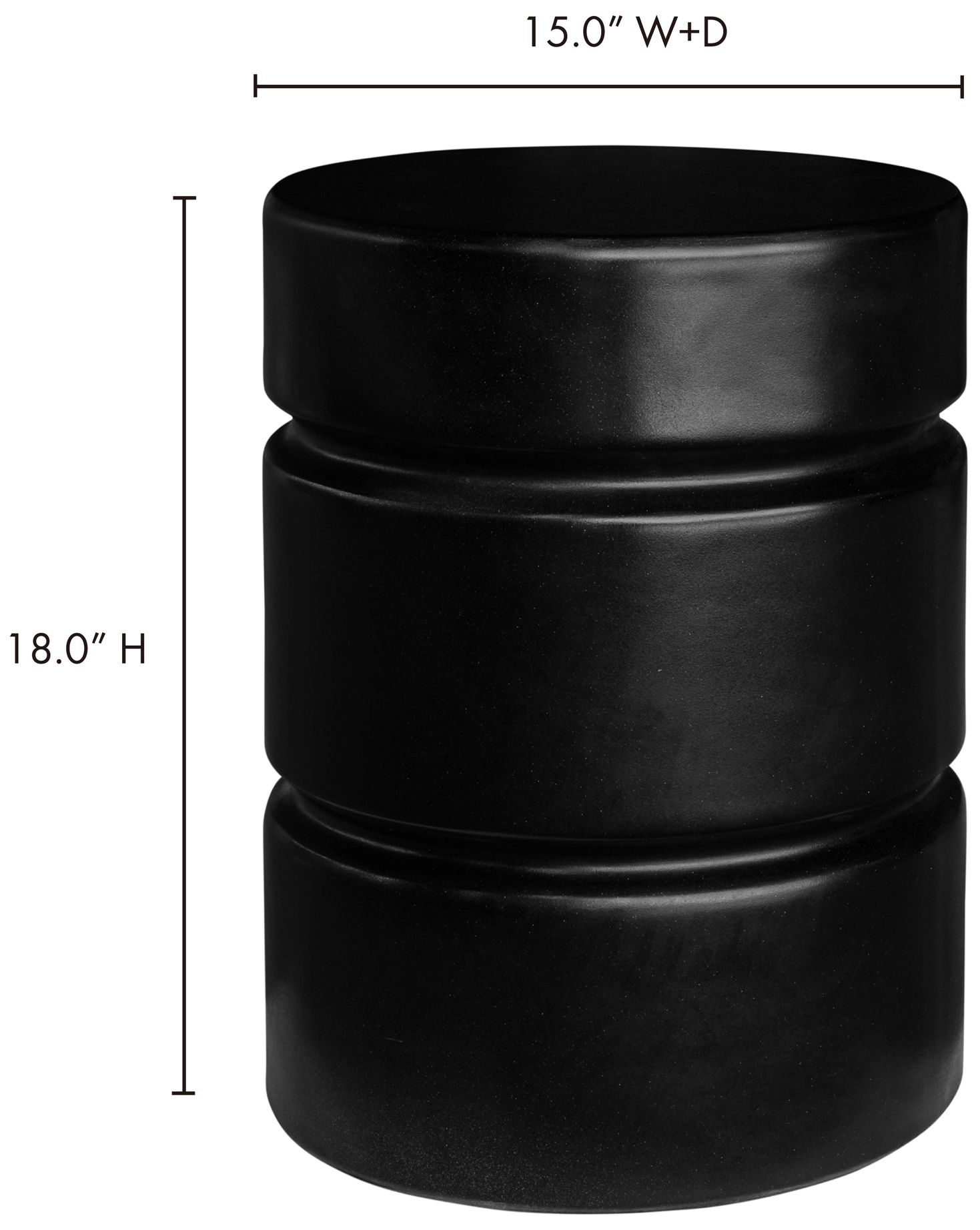 Image 3 Whim Accent Table Black more views