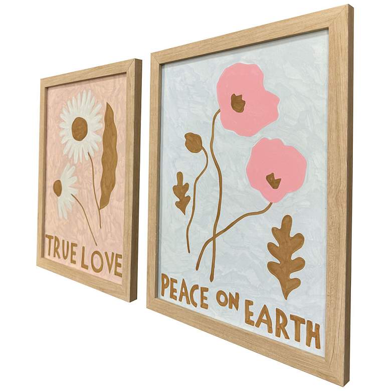 Image 2 Whimsical Dream 14"W x 18"H Framed Art Set of 2 more views