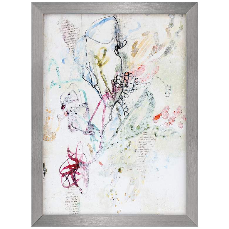 Image 1 Whimsy Bouquet II 30 inch High Framed Wall Art