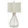 Whisked Fall Iron And Crystal Modern Table Lamp