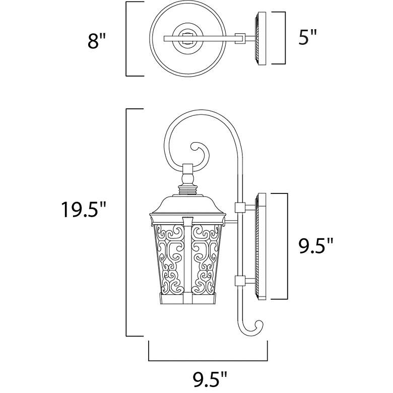 Image 2 Whisper Dark Sky LED-Outdoor Wall Mount more views