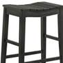 3_Whitcombe 24" Black Wood Counter Stools Set of 2 more views