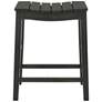 4_Whitcombe 24" Black Wood Counter Stools Set of 2 more views