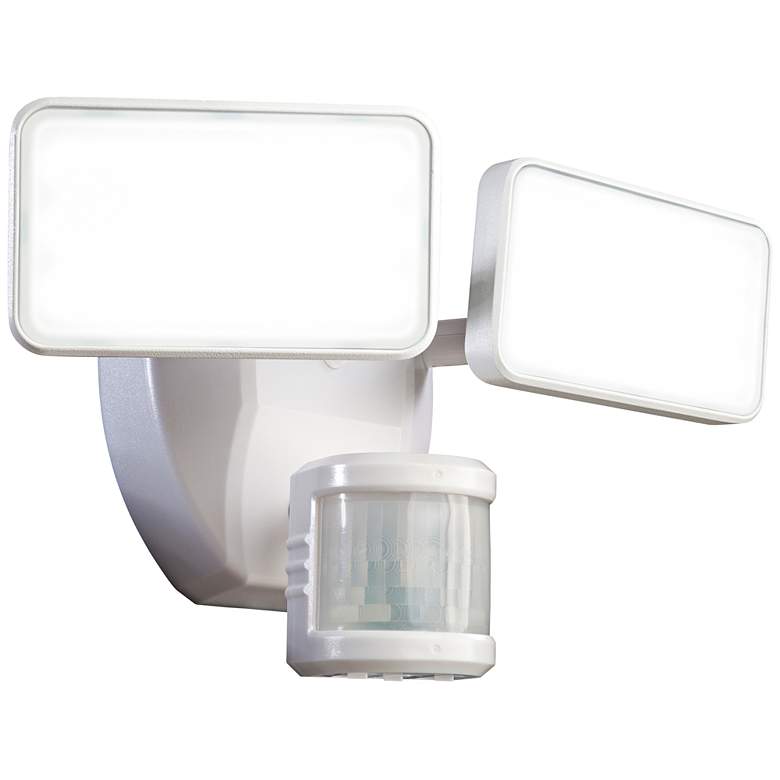 Image 1 White 1600 Lumen Motion-Activated LED Security Light