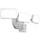 White 2500 Lumen Motion-Activated 3-Lamp LED Security Light