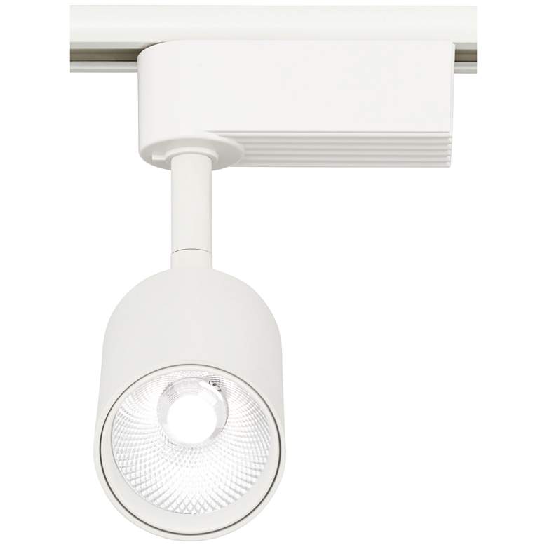 Image 3 White 3 1/2"W Dimmable 8W LED Lightolier Cylinder Track Head more views