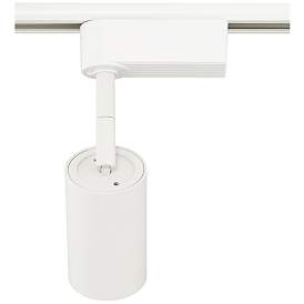 Image4 of White 3 1/2"W Dimmable 8W LED Lightolier Cylinder Track Head more views