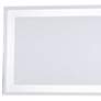 White 36" x 6 3/4" Rectangular LED Backlit Wall Mirror