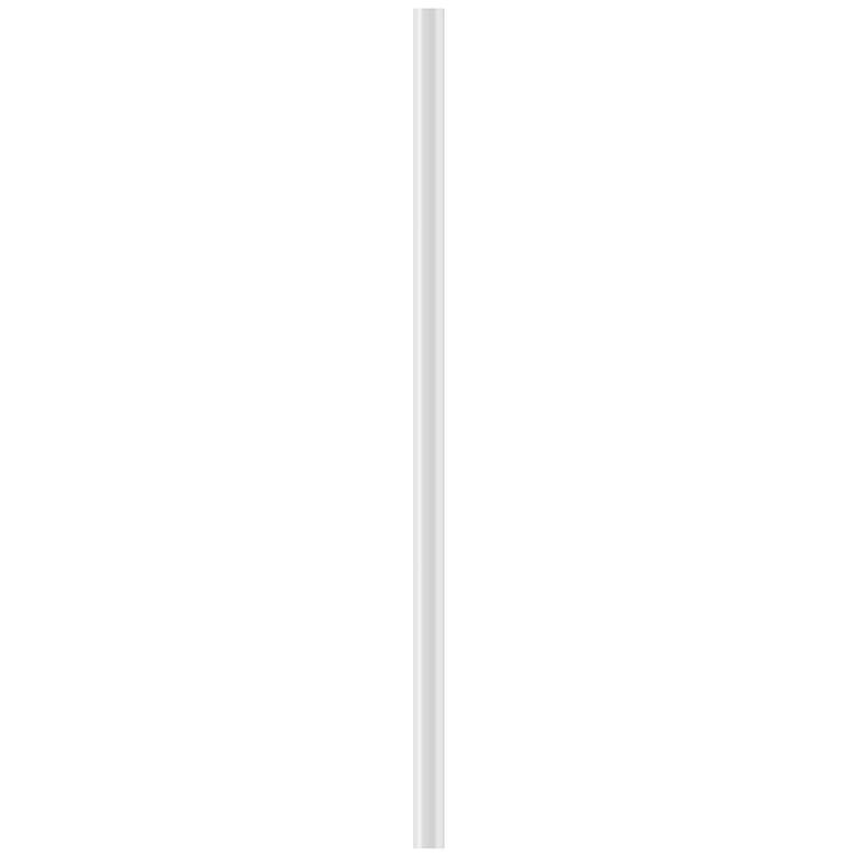 Image 1 White 84 inch High Direct Burial Post Light Pole