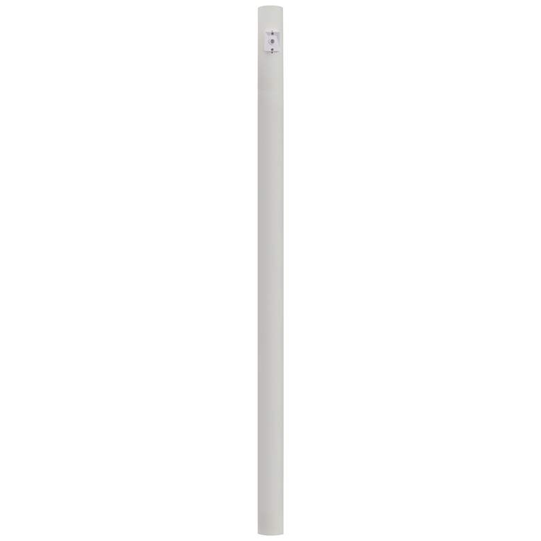 Image 2 White 84" High Dusk-to-Dawn Direct Burial Lamp Post more views