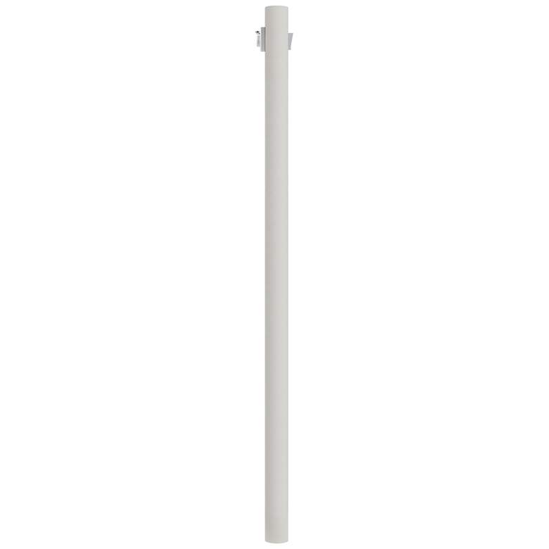 Image 2 White 84 inch High Outlet Dusk-to-Dawn Direct Burial Lamp Post more views