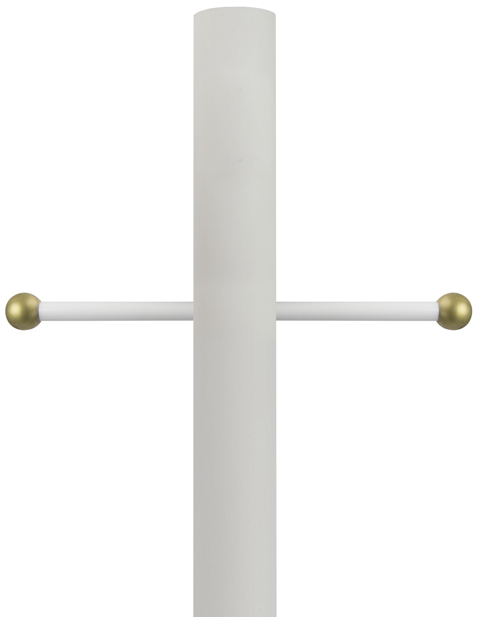 lamp post cross arm white