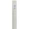 White 96" High Dusk-to-Dawn Direct Burial Lamp Post