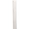 White 96" High Metal Outdoor Direct Burial Lamp Post