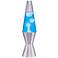 White and Blue 11 1/2" High Accent Official Lava® Lamp