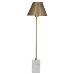 White and Gray Marble Base Table Lamp Gold