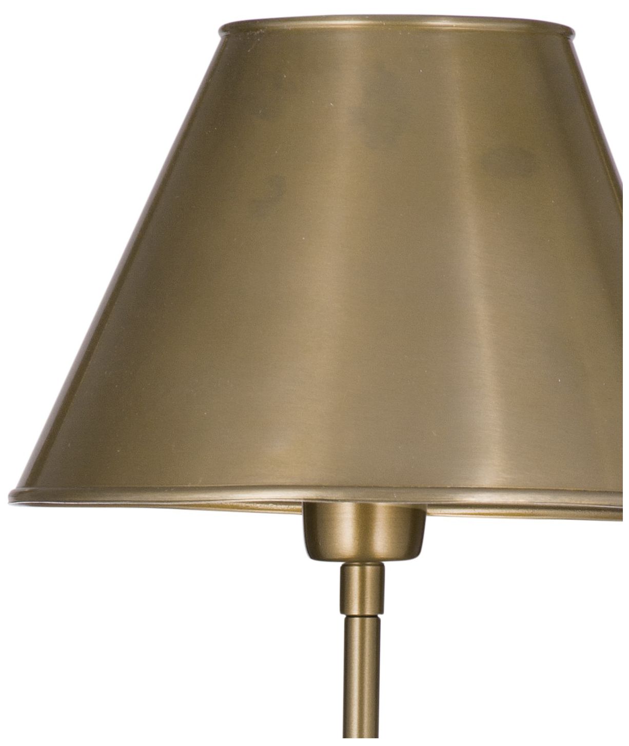 Image 2 White and Gray Marble Base Table Lamp Gold more views