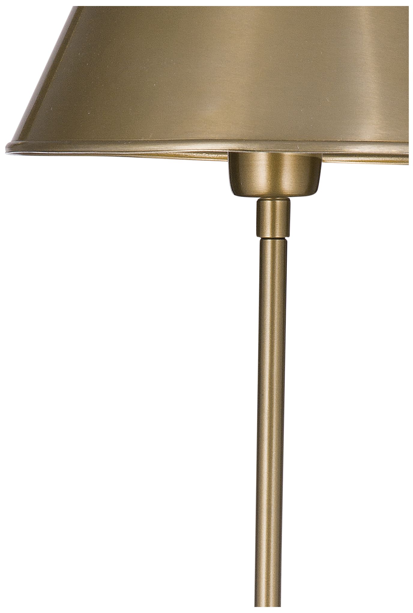 Image 3 White and Gray Marble Base Table Lamp Gold more views