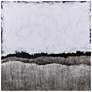 White Atmosphere 48" Square Framed Canvas Wall Art in scene