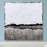Thumbnail2 of White Atmosphere 48" Square Framed Canvas Wall Art