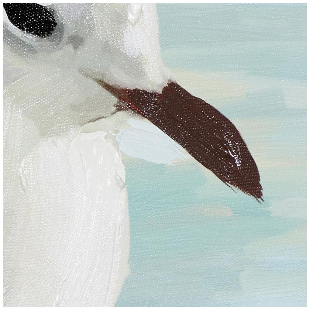 White Canvas Coastal Framed Wall Art, 36" x 2" x 47"