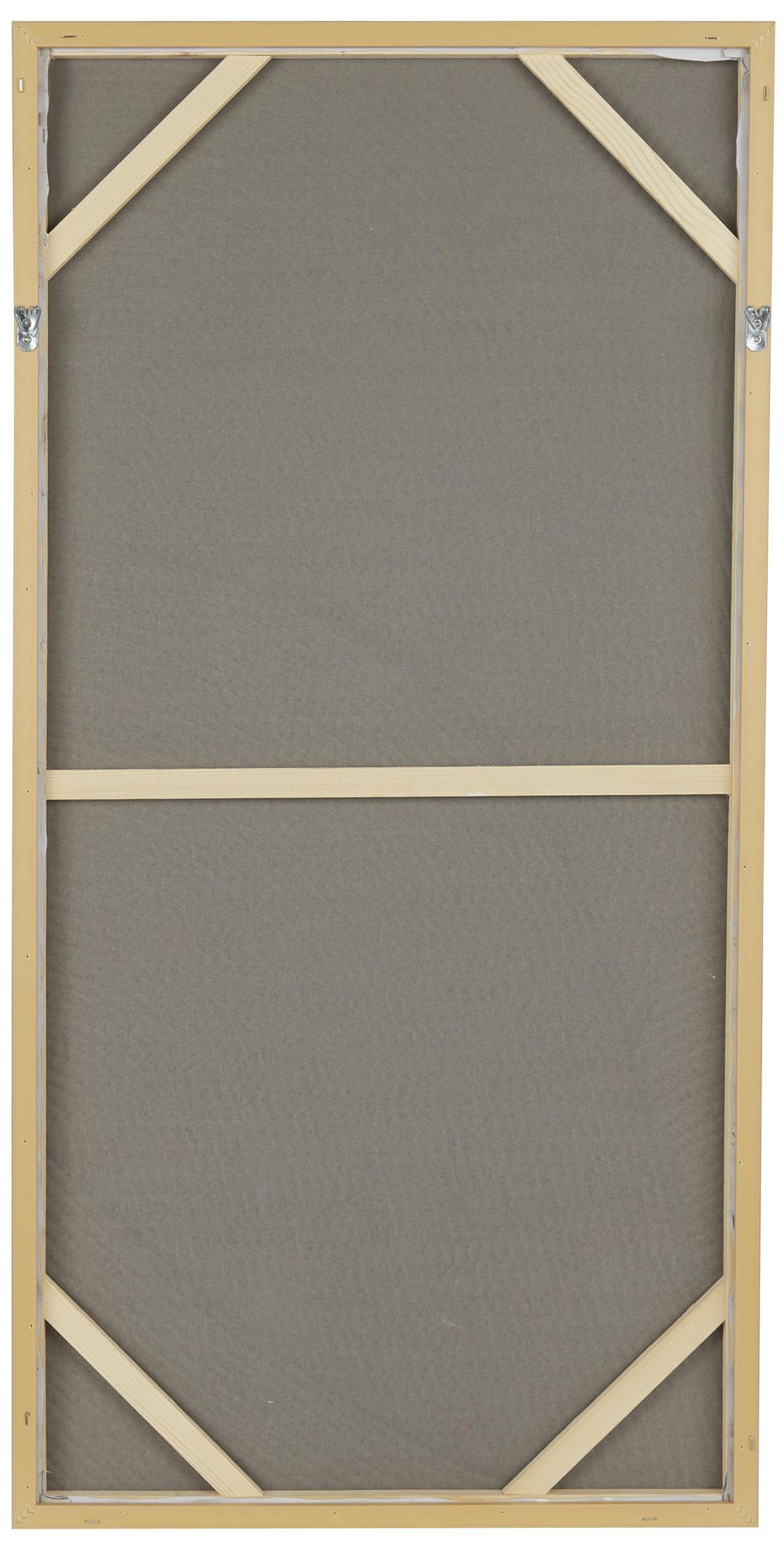 Image 4 White Canvas Contemporary Framed Wall Art, 24" x 2" x 47" more views