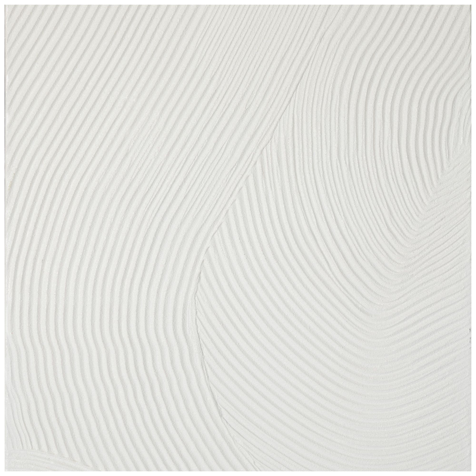 Image 3 White Canvas Contemporary Framed Wall Art, 24" x 2" x 47" more views