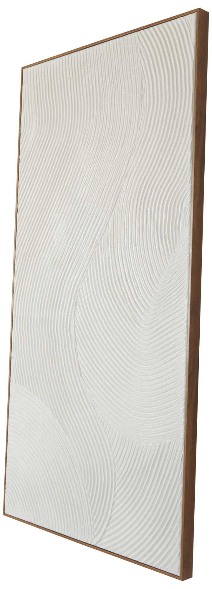 Image 5 White Canvas Contemporary Framed Wall Art, 24" x 2" x 47" more views