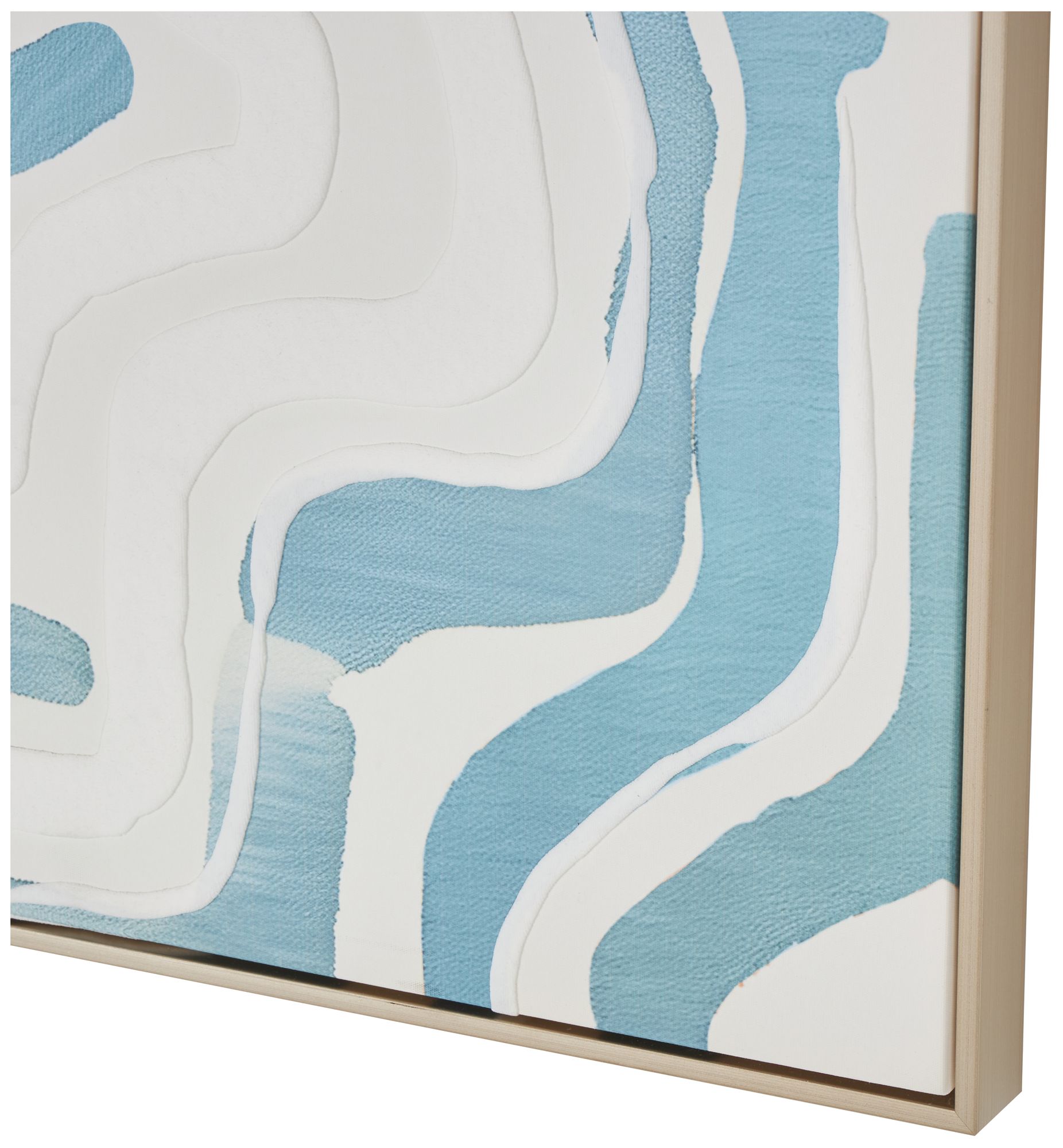 Image 3 White Canvas Contemporary Framed Wall Art, 30" x 2" x 40" more views