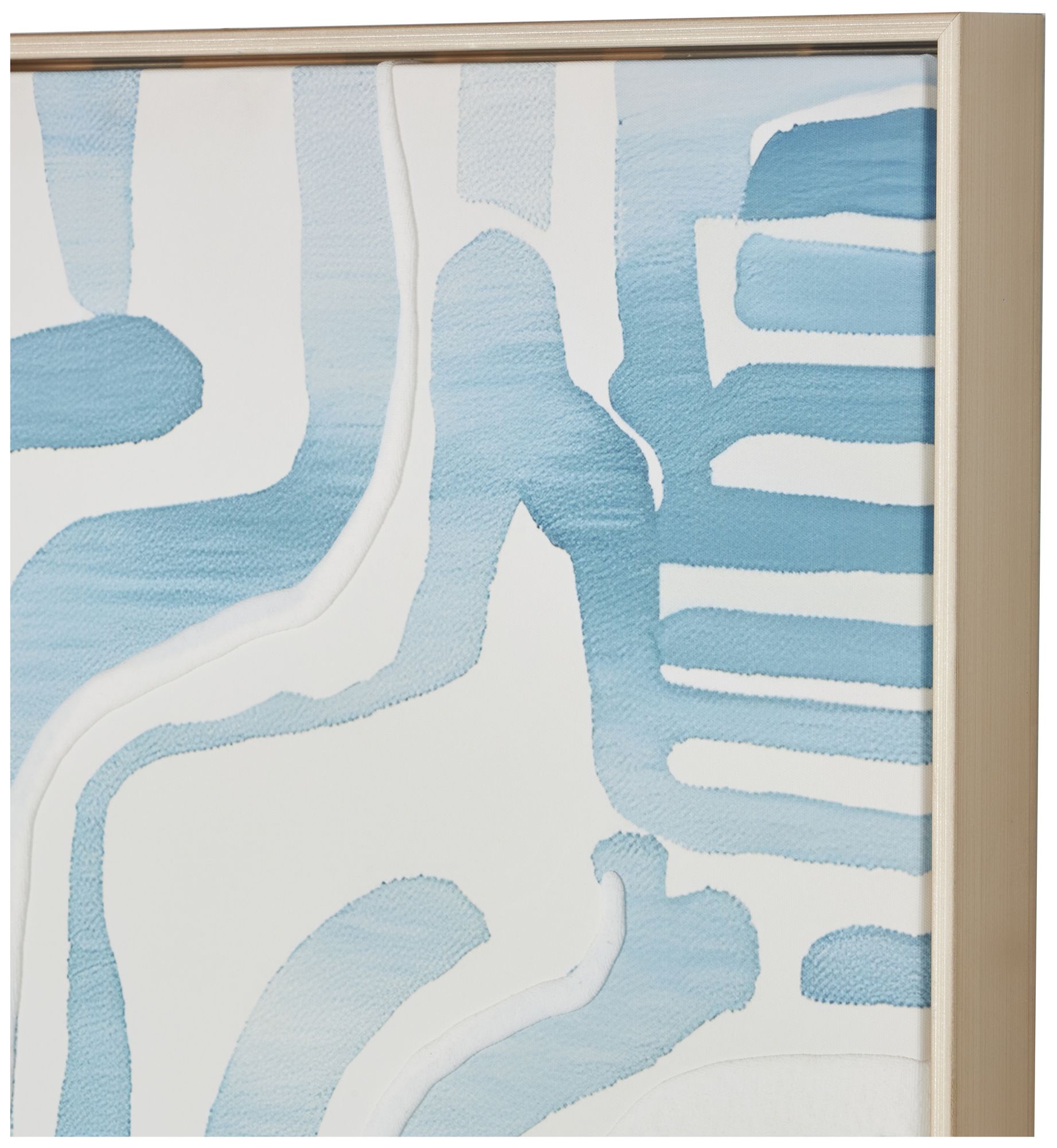 Image 4 White Canvas Contemporary Framed Wall Art, 30" x 2" x 40" more views