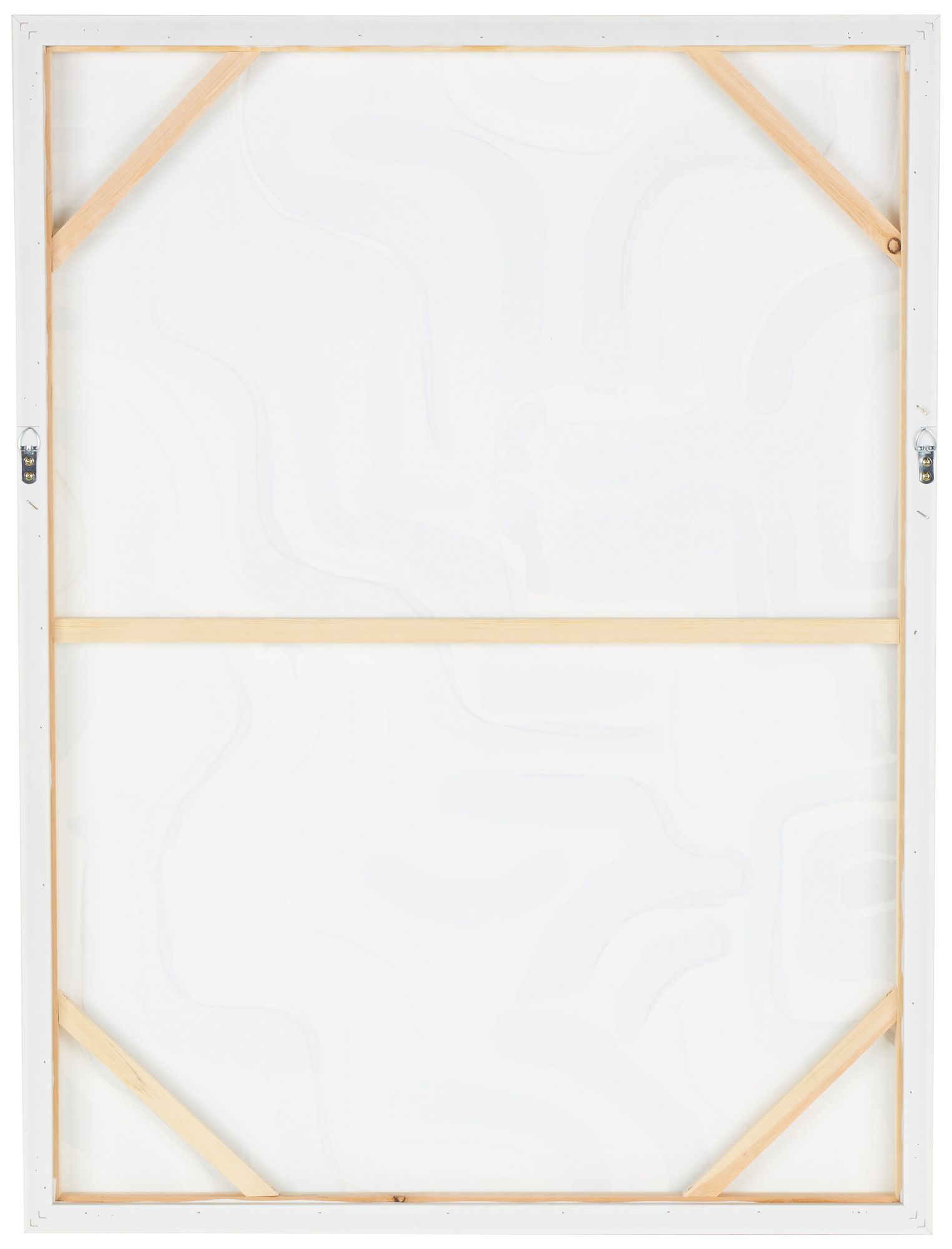 Image 5 White Canvas Contemporary Framed Wall Art, 30" x 2" x 40" more views