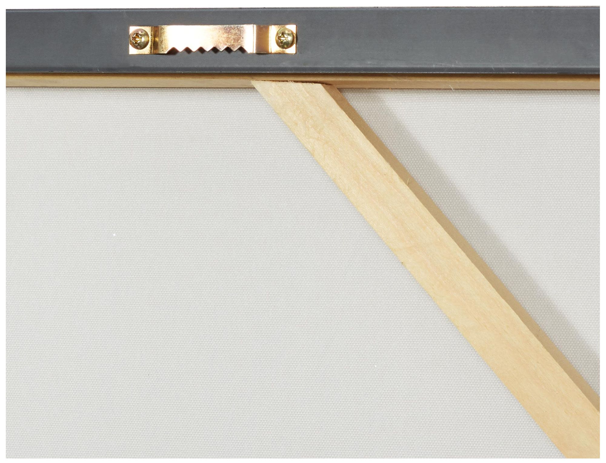 Image 5 White Canvas Contemporary Framed Wall Art, 39" x 2" x 39" more views