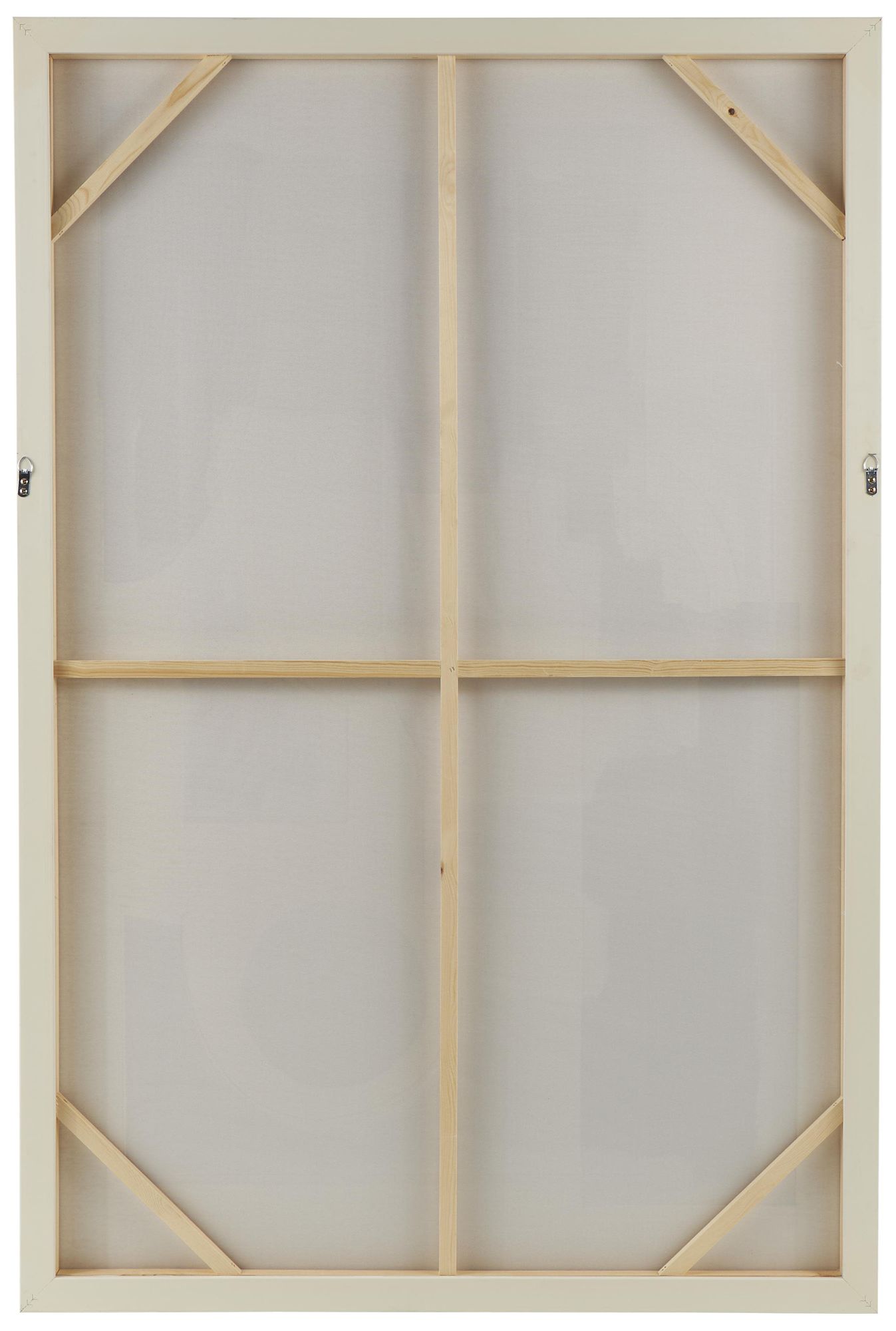 Image 5 White Canvas Contemporary Framed Wall Art, 40" x 1" x 59" more views