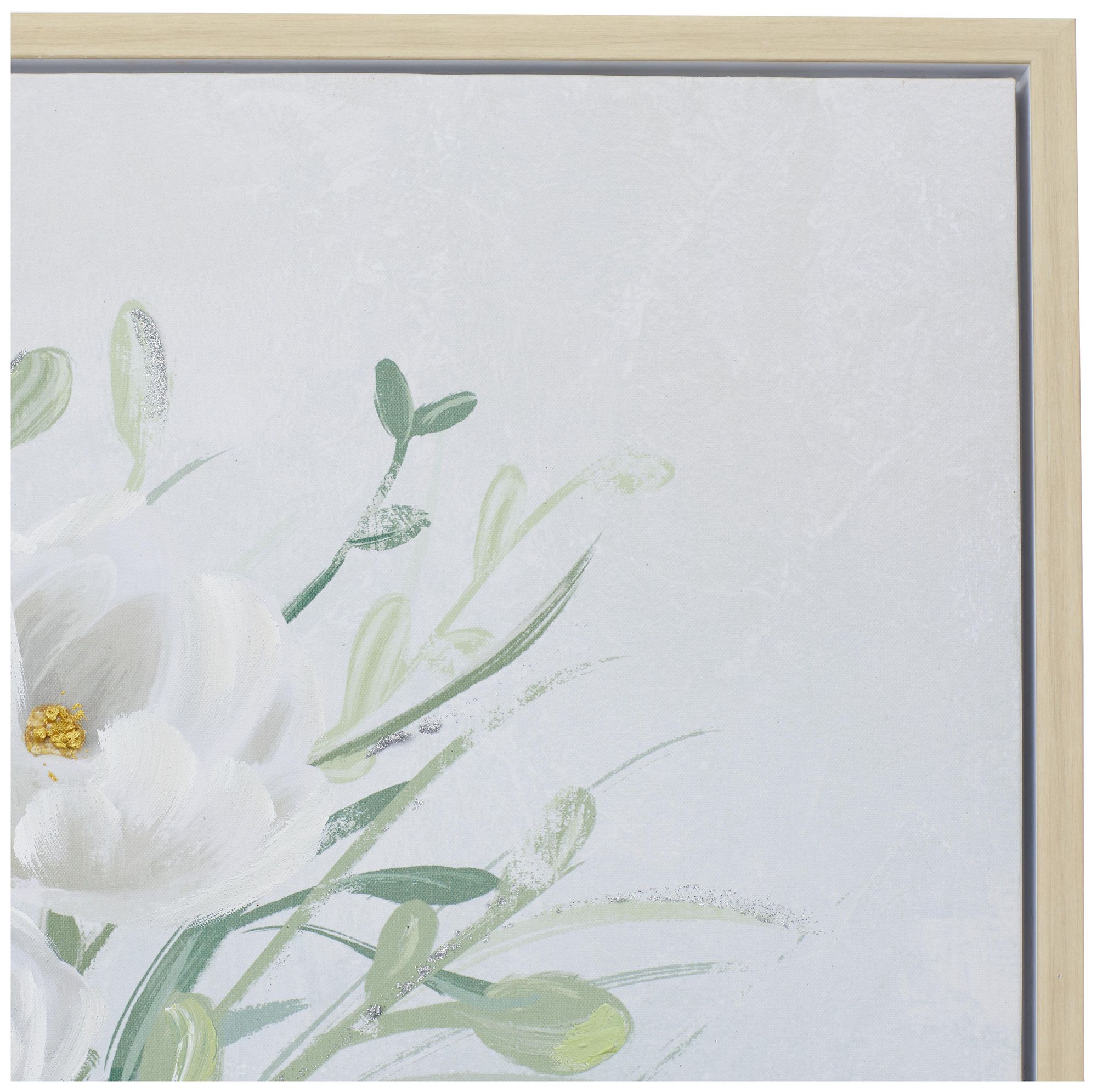 Image 3 White Canvas French Country Framed Wall Art, 40" x 2" x 40" more views