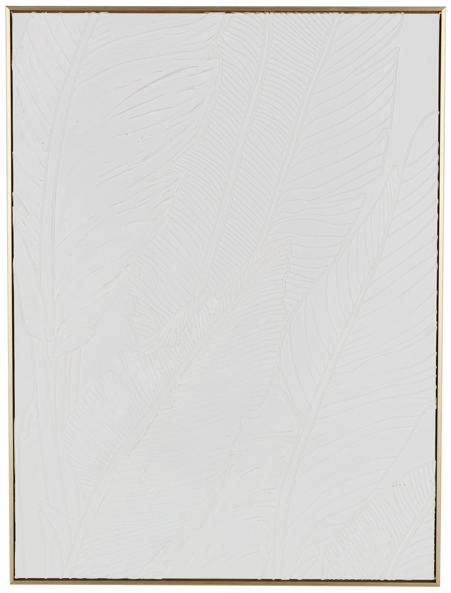 Image 2 White Canvas Modern Framed Wall Art, 30" x 2" x 40"