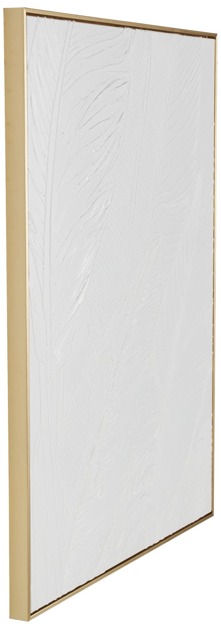 Image 6 White Canvas Modern Framed Wall Art, 30" x 2" x 40" more views