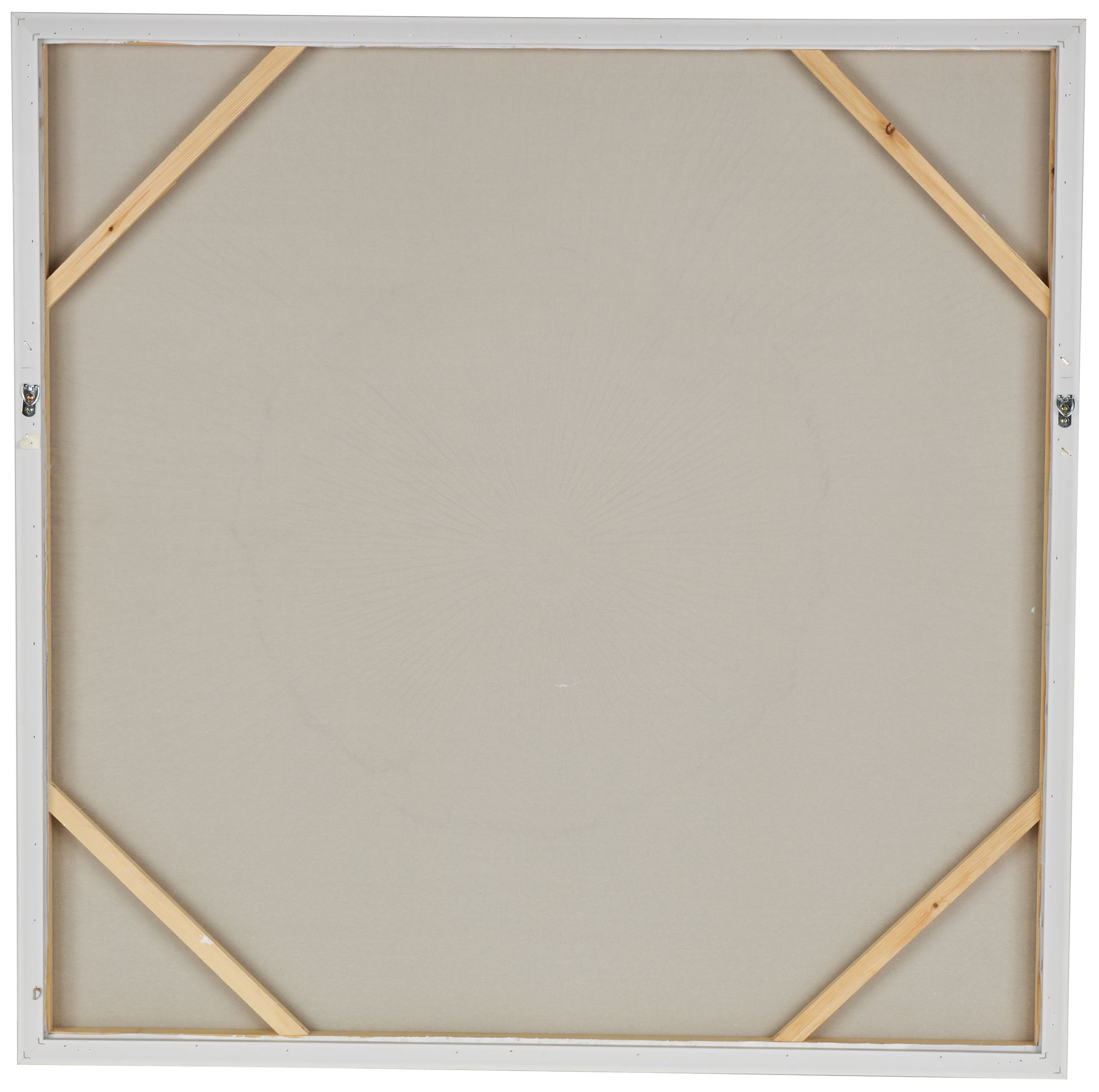 Image 5 White Canvas Modern Framed Wall Art, 40" x 2" x 40" more views