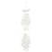 White Capiz Shell Coastal Windchime, 5" x 5" x 27"