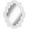 White Casbah 45" High Decorative Wall Mirror