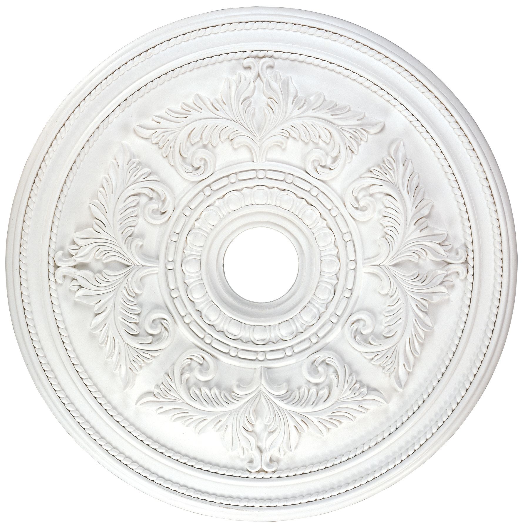 White Ceiling Medallion 14W33 Lamps Plus