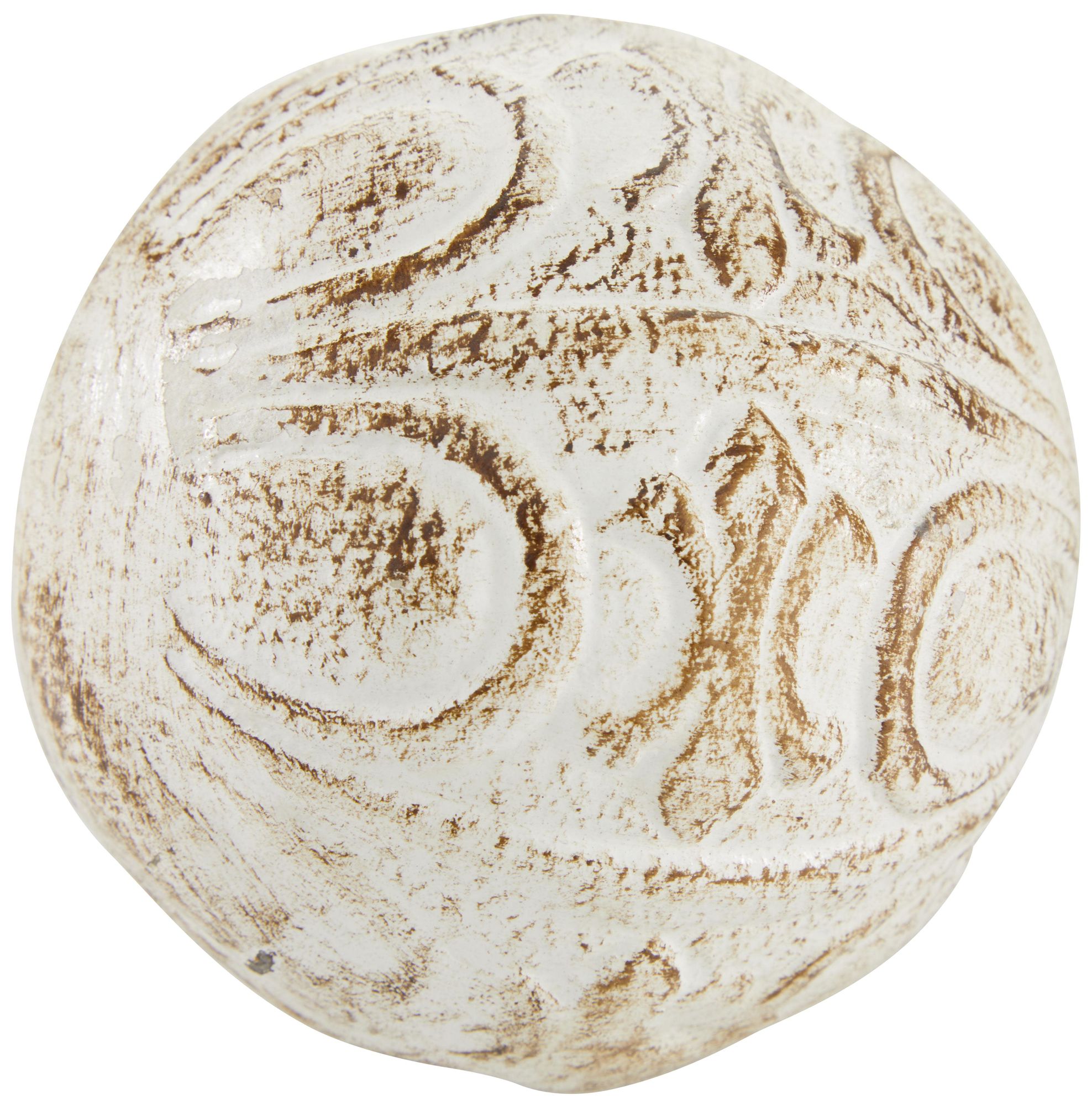 Image 6 White Ceramic Coastal Orbs & Vase Filler, S/4 4"W, 4"H more views