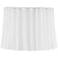 White Curtain Drum Lamp Shade 14x14x11.5 (Spider)